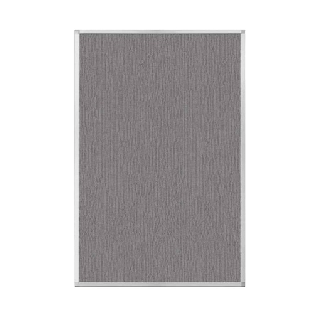 Versare Hush Panel Configurable Cubicle Partition 6' x 4' Slate Fabric 1850657